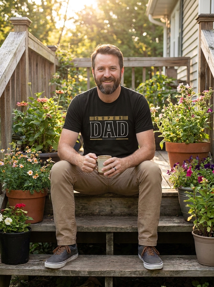 Super Dad Word Cloud — Tee