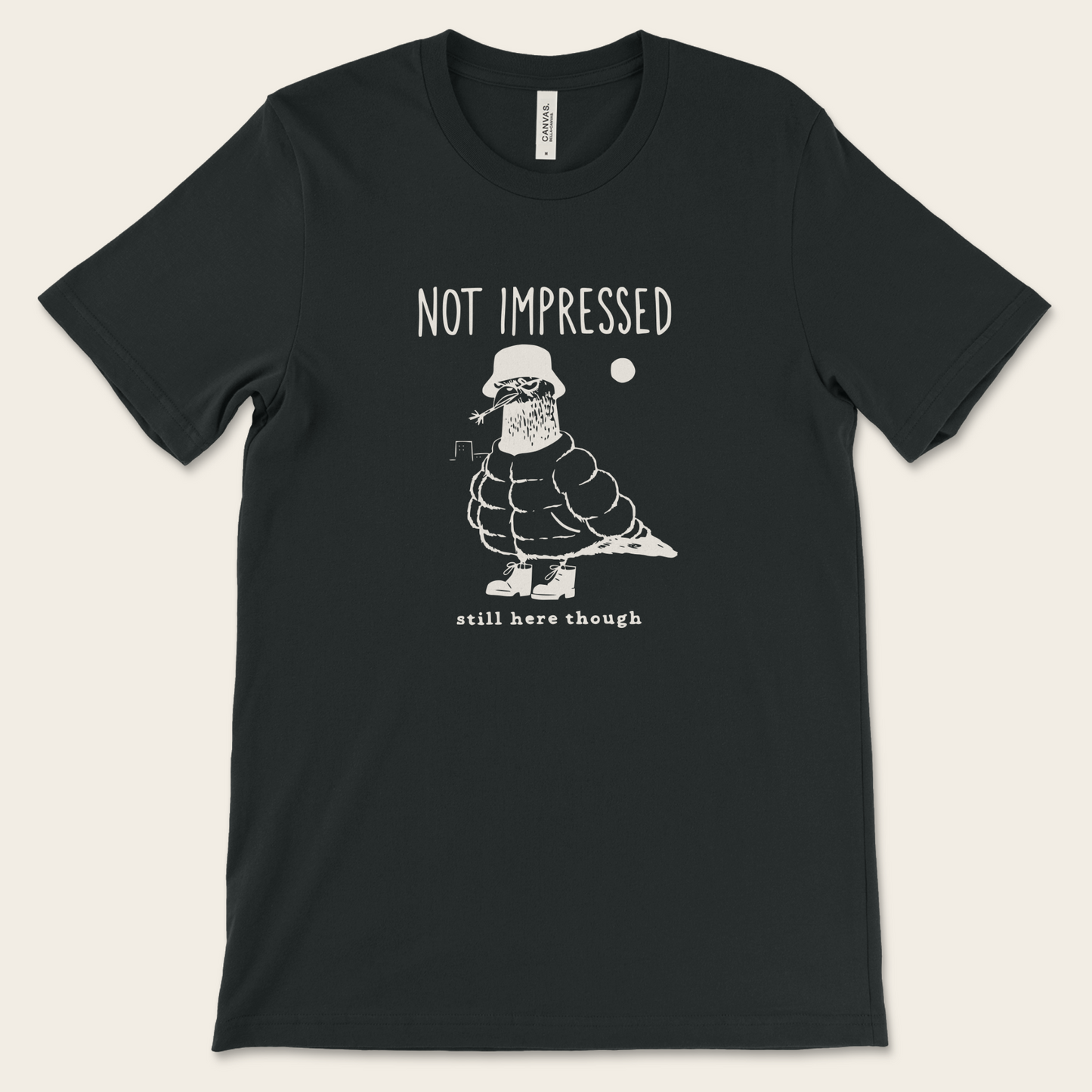 Not Impressed Dove — Tee