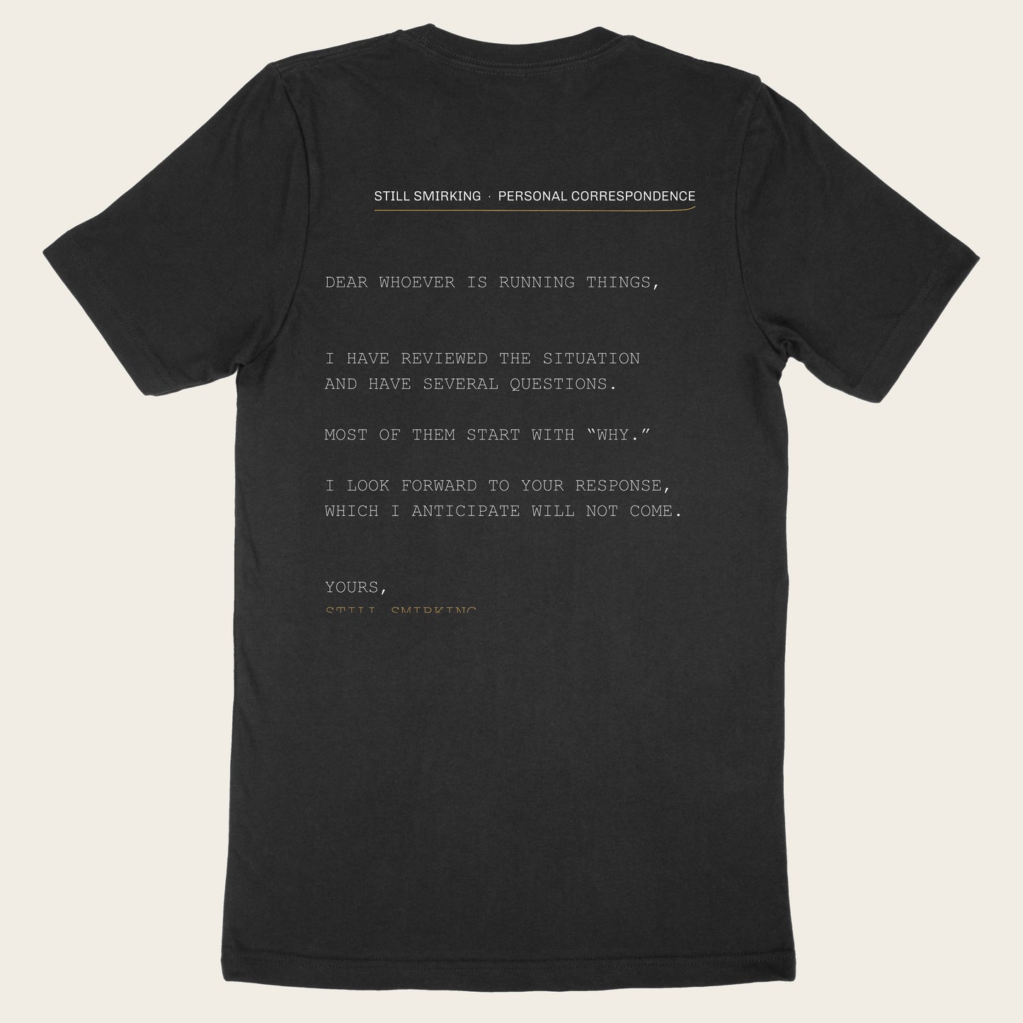 Correspondence — Tee