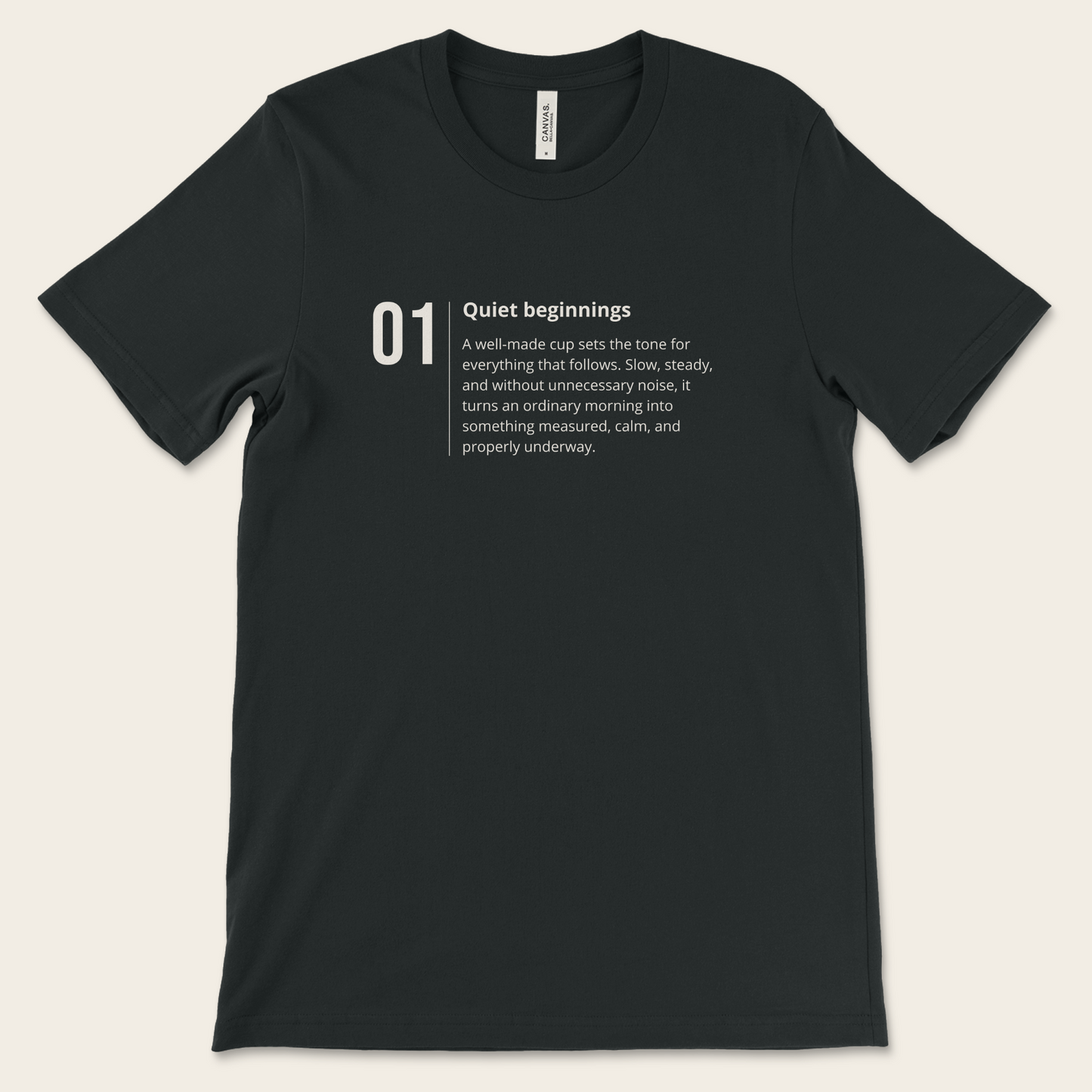 Quiet Beginnings — Tee