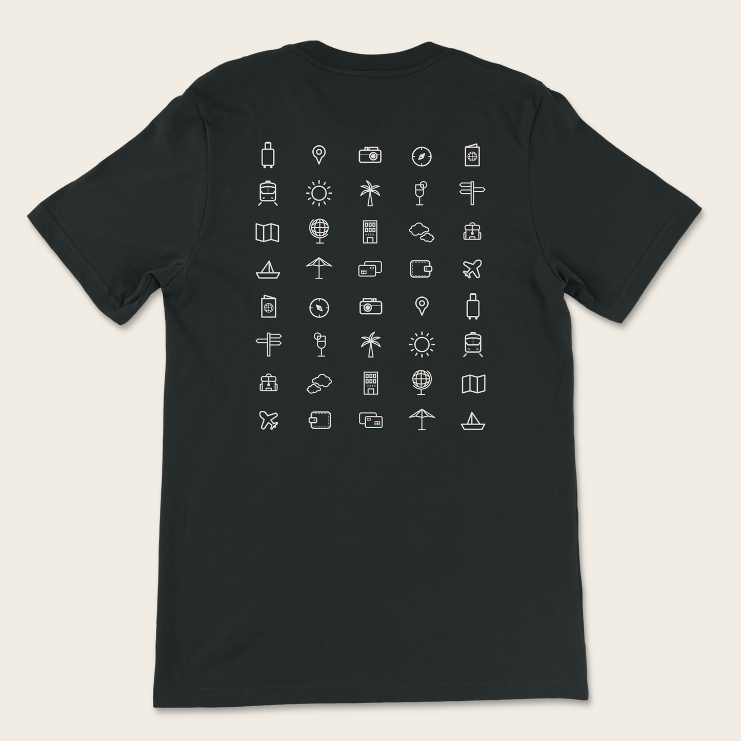 Travel Icons — Tee